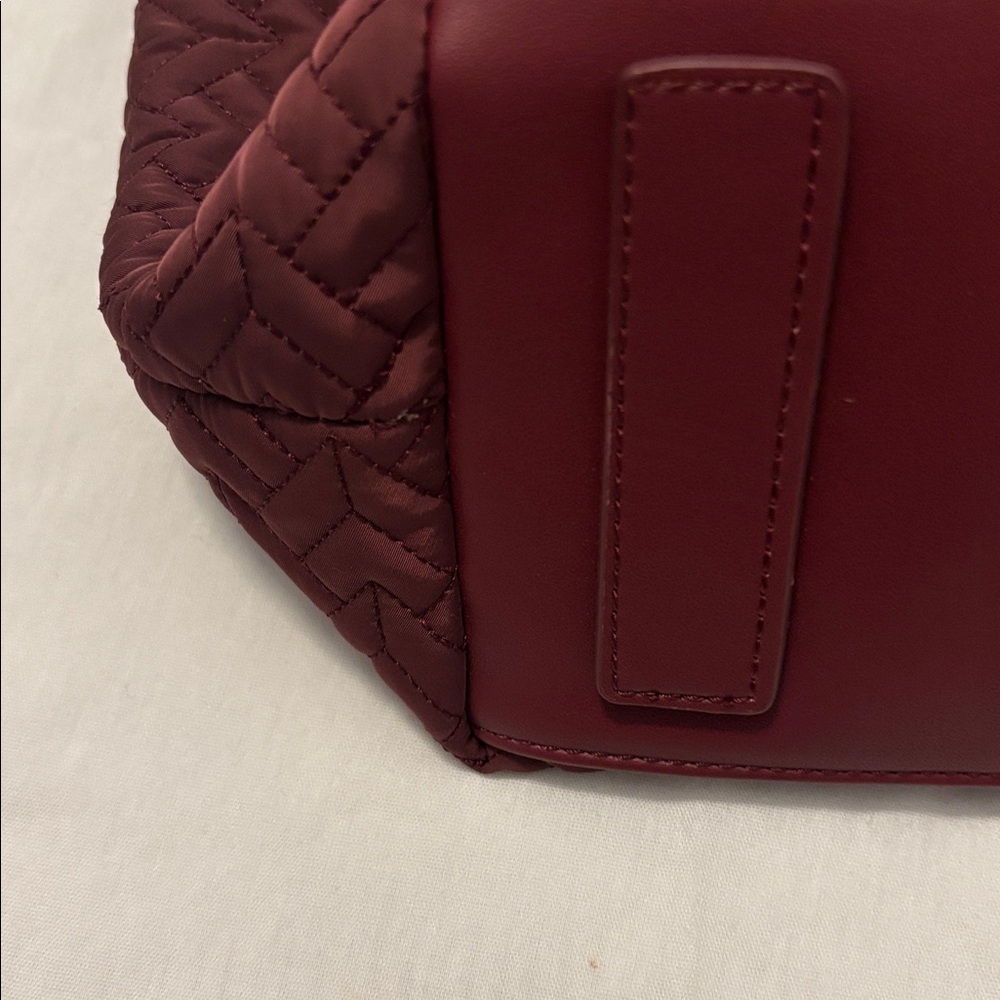 Radley London Barge Walk Medium Zip Top Multiway bag burgundy color shopper tote - Picture 10 of 16